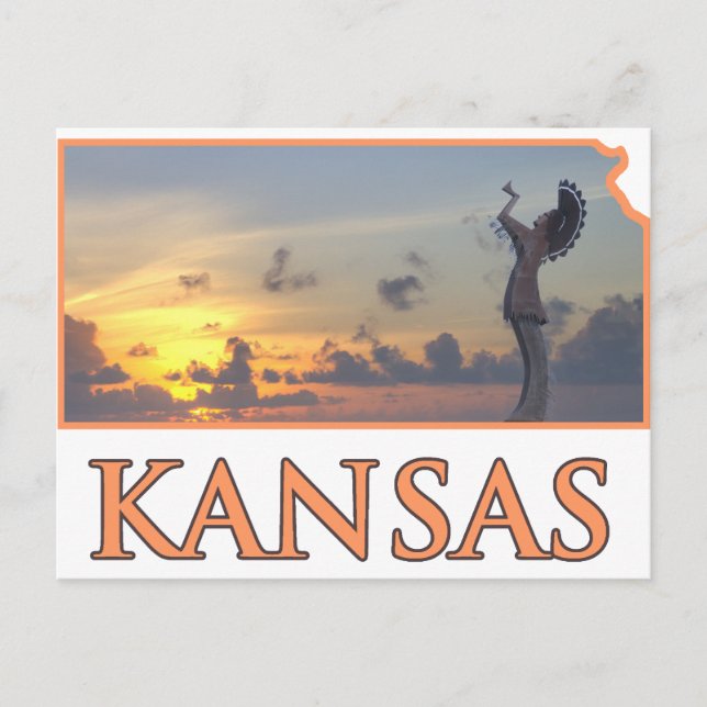 Cartão Postal O Guardião das Planícies (Frente)