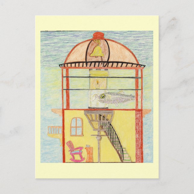 Cartão Postal O Guardião do Farol (Frente)