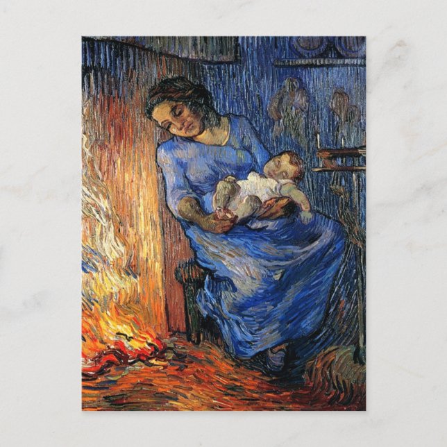 Cartão Postal O Homem está no Mar, Van Gogh Belas Artes (Frente)