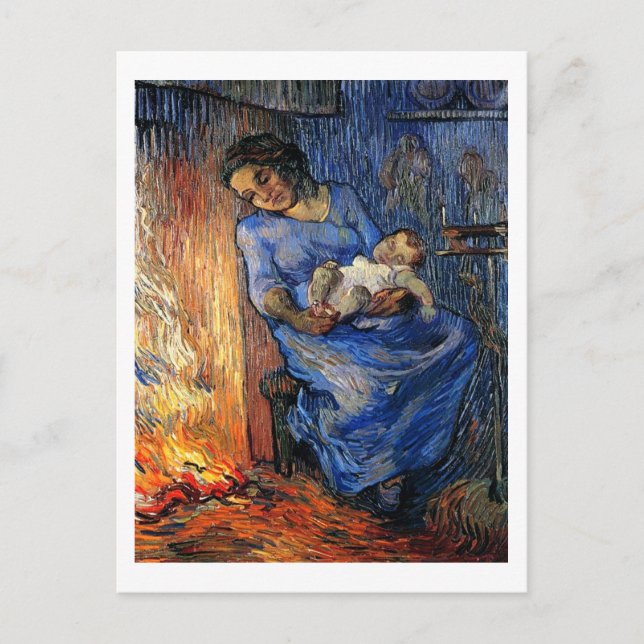 Cartão Postal O homem está no mar, Vincent van Gogh (Frente)