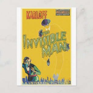 Cartão Postal O HOMEM INVISÍVEL de Philip J. Riley
