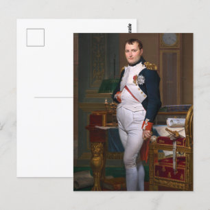 Cartão Postal O imperador Napoleão em seu estudo nas usinas