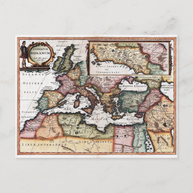 Cartão Postal O Império Romano (Frente)