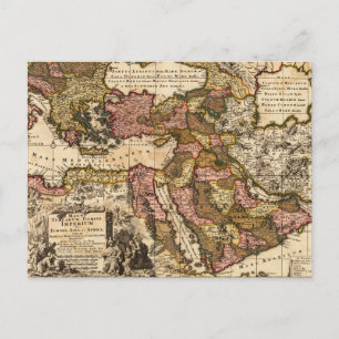 Cartão Postal O Império Turco