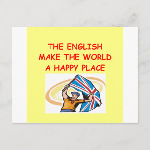 Cartão Postal o inglês