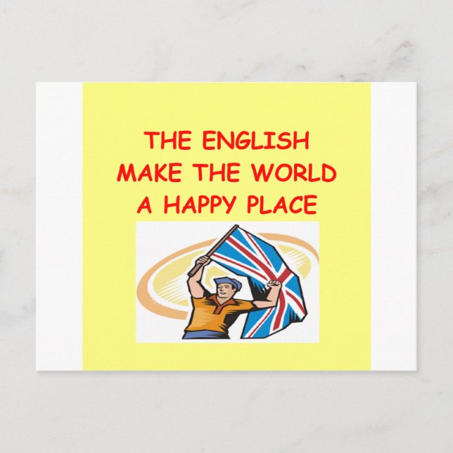 Cartão Postal o inglês (Frente)