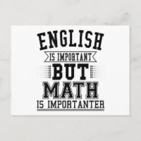 O Inglês É Importante, Mas A Matemática É Um Pun I