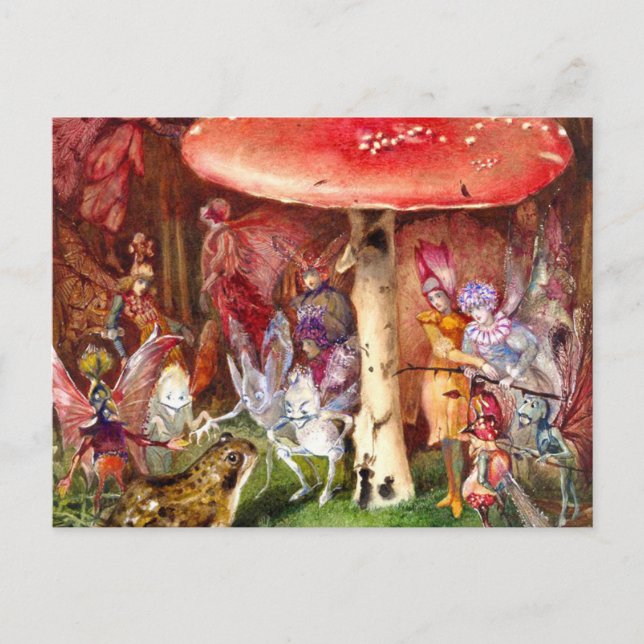 Cartão Postal O intruso John Anster Fitzgerald (Frente)