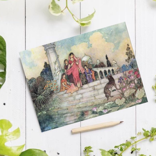 Cartão Postal O Jackal e a Betel deixam Warwick Goble (Criador carregado)