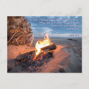 Cartão Postal O jantar está pronto do Senhor