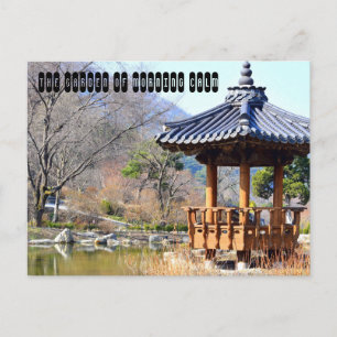 Cartão Postal O Jardim da Manhã Calmo