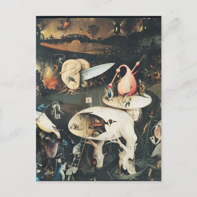 Cartão Postal O Jardim das Delícias Terrenas 2 (Frente)