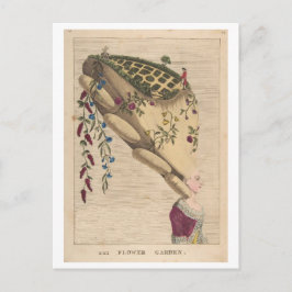 Cartão Postal O Jardim de Flores 1 de Maio de 1777