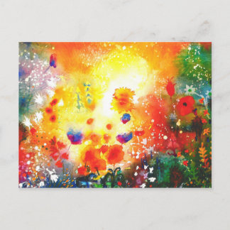 Cartão Postal O Jardim de Verão original.