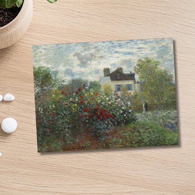 Cartão Postal O Jardim do Artista com Dahlias (Criador carregado)