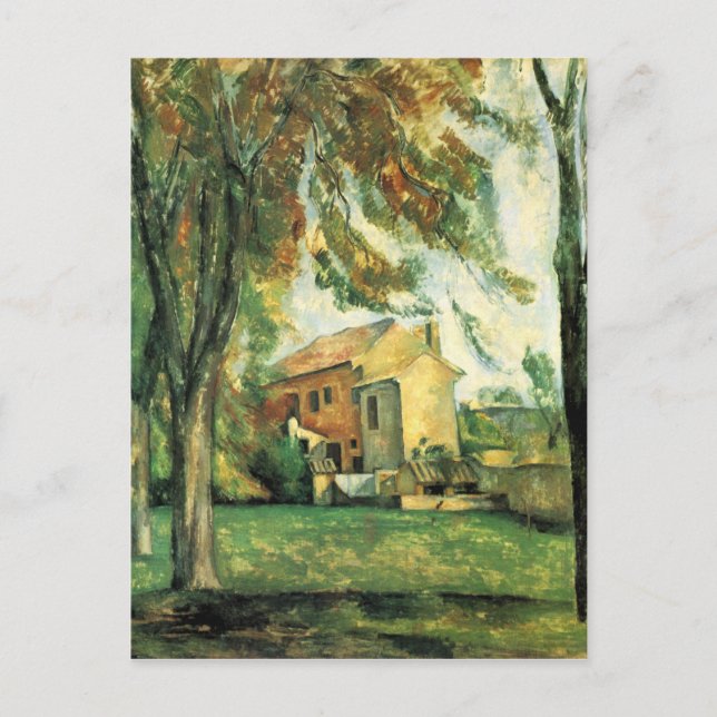 Cartão Postal O Jas de Bouffan de Paul Cezanne (Frente)