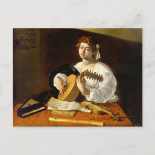 Cartão Postal O Jogador de Luta - Caravaggio