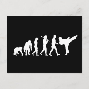 Cartão Postal O Karate ama o dom de treinamento do Dojo