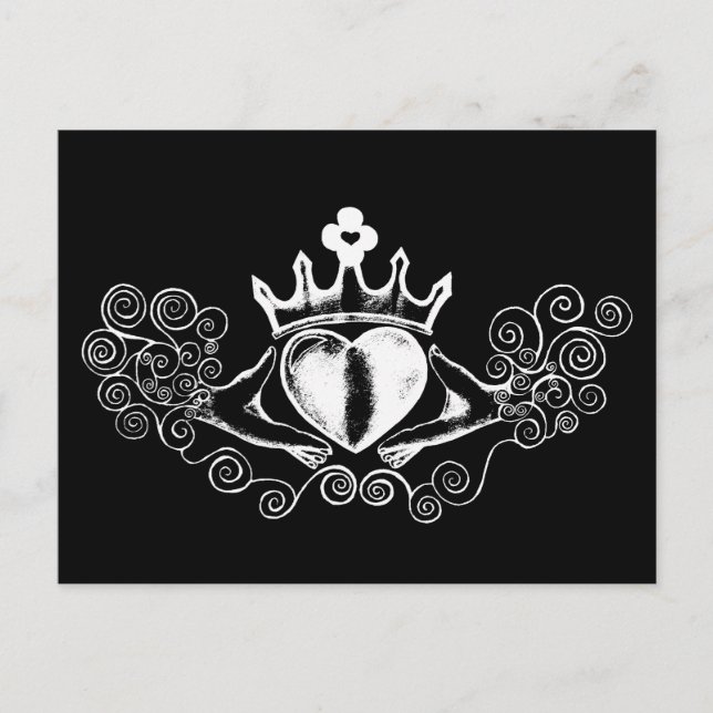 Cartão Postal O Khadagh (Branco) (Frente)