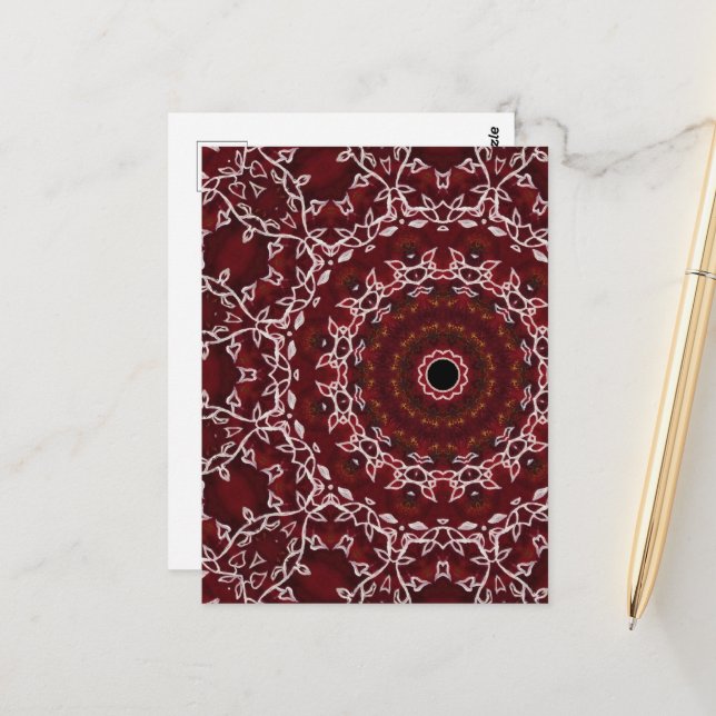 Cartão Postal O Labirinto Escarlate (Frente/Verso In Situ)