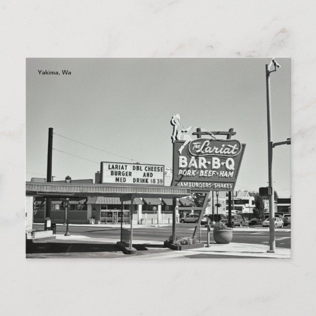 Cartão Postal O Lariat - Yakima, WA (Frente)