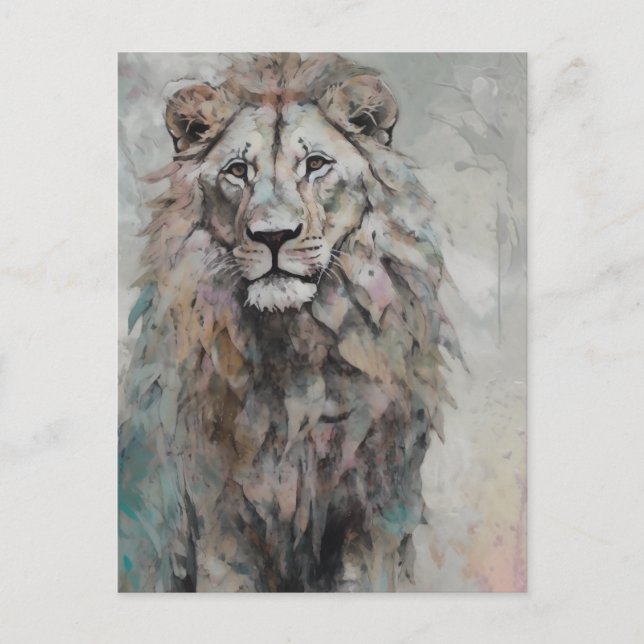 Cartão Postal O Leão Feliz (Frente)