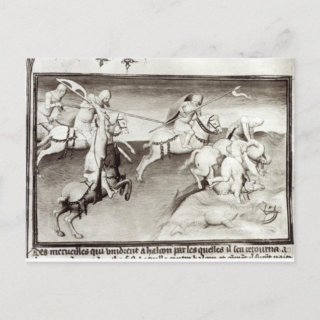 Cartão Postal O líder mongol, Hulagu, Khan do Ilkhanate (Frente)