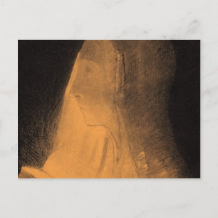 Cartão Postal O Livro da Luz, 1893, de Odilon Redon