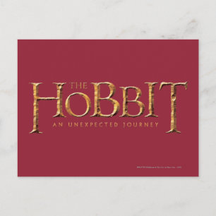 Cartão Postal O logotipo de hobbit é texturizado