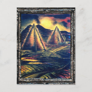 Cartão Postal O Lugar De Aluguel, Pirâmides