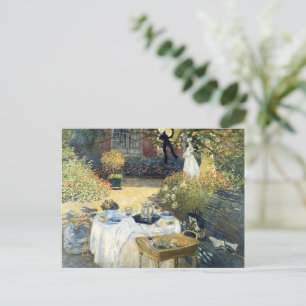 Cartão Postal O Luncheon Claude Monet