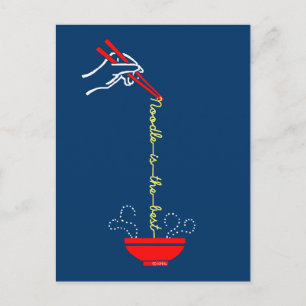 Cartão Postal O macarrão é o melhor