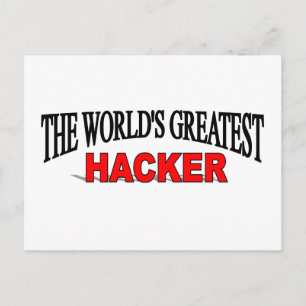 Cartão Postal O maior hacker do mundo