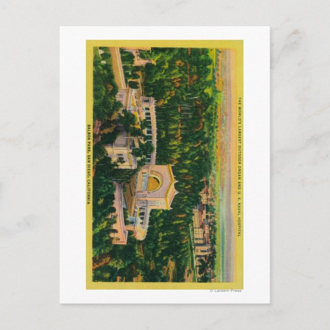 Cartão Postal O maior órgão externo do mundo (Frente)