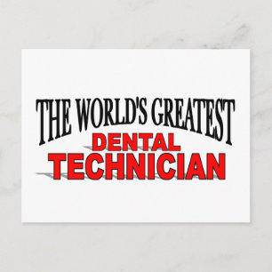 Cartão Postal O maior técnico dentário do mundo