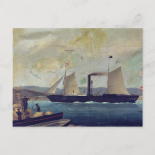 Cartão Postal O "Mallorcan", navio no qual George Sand e Cho