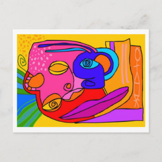 Cartão Postal 'o mapa do tesouro para o dentro'