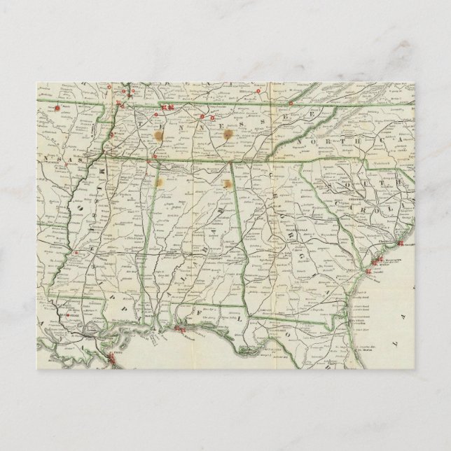 Cartão Postal O Mapa Histórico da Guerra (Frente)