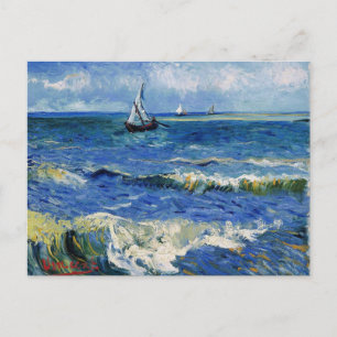 Cartão Postal O Mar em Saintes Maries de la Mer, Van Gogh Postal