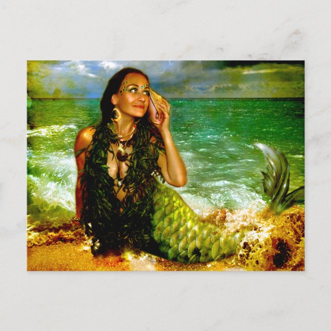 Cartão Postal O Mar Está Chamando (Frente)