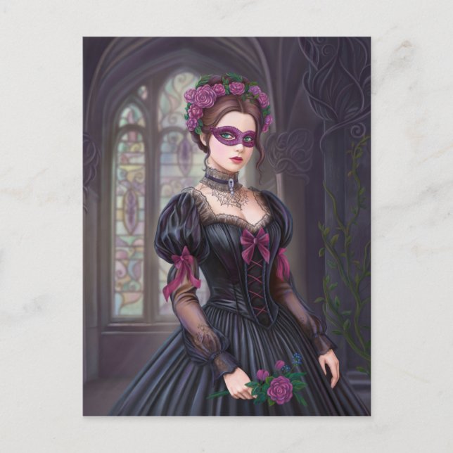 Cartão Postal O Mascarada Victoriano (Frente)