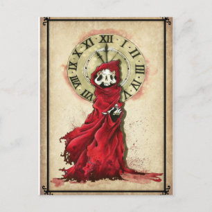 Cartão Postal O Masque da Morte Vermelha, Edgar Allan Poe