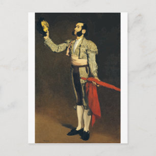 Cartão Postal O Matador Espanhol por Edouard Manet