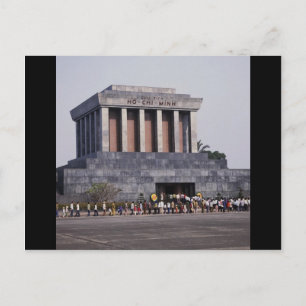 Cartão Postal O Mausoléu de Ho Chi Minh na Praça Ba Dinh, Hanói,