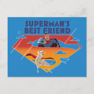 Cartão Postal O Melhor Amigo do Super-Homem