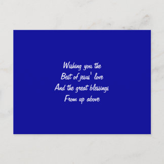 Cartão Postal O melhor do amor de jesus