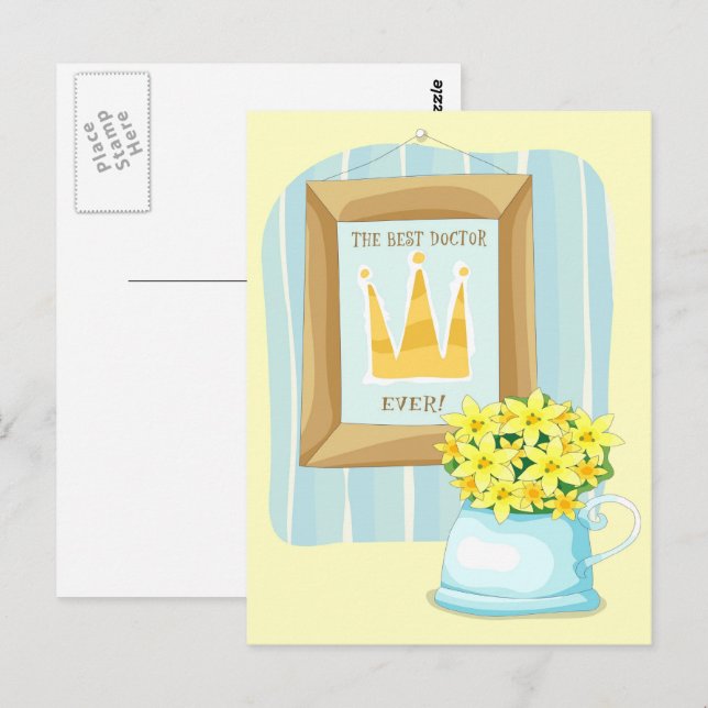 Cartão Postal O Melhor Médico de Todos os Tempos  (Frente/Verso)