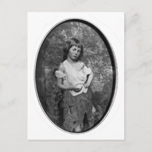 Cartão Postal O Mendigo Maid / Alice Liddell ~ 1859