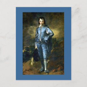 Cartão Postal O Menino Azul por Thomas Gainsborough 
