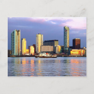 Cartão Postal O Mersey Ferry e a LIverpool Waterfront